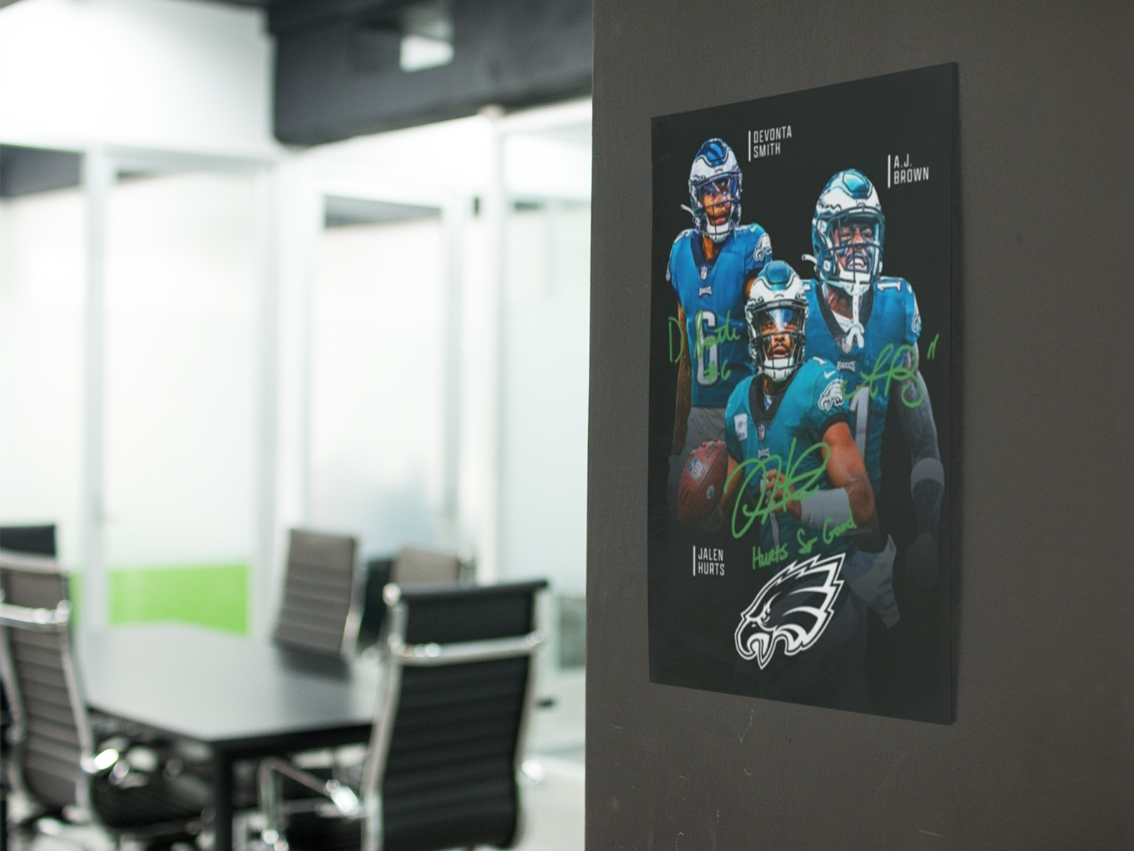 EAGLES NFL Football Wall Vinyl Decal Poster Canvas Print Removable Adhesive