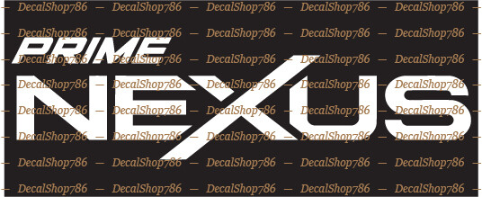 PRIME Nexus Hunting Compound Bows – Car Vinyl Die-Cut Peel N' Stick Decals