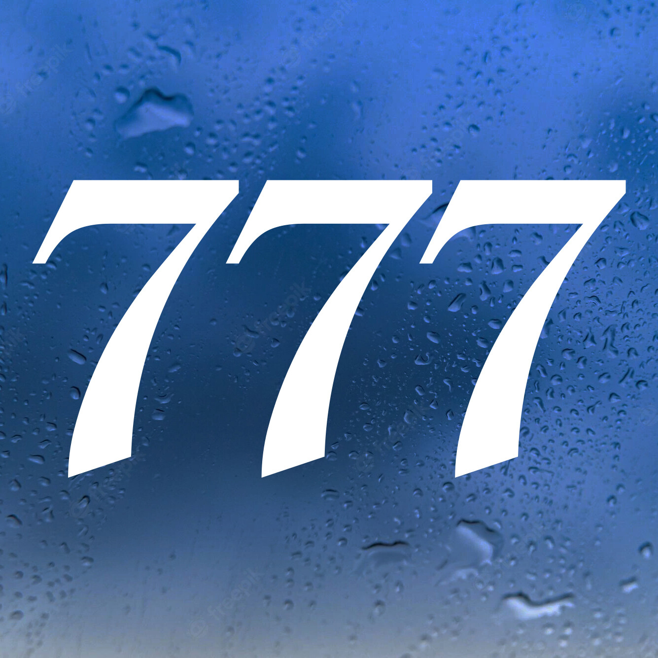 777 Angel Number Vinyl Decal V1 – Luck Spiritual Guardian – Die Cut Sticker