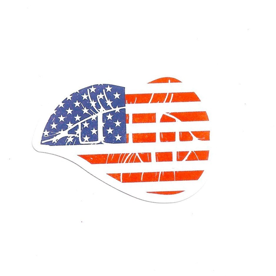 American Flag Vinyl Sticker Patriotic USA Decal United States Stars and Stripes