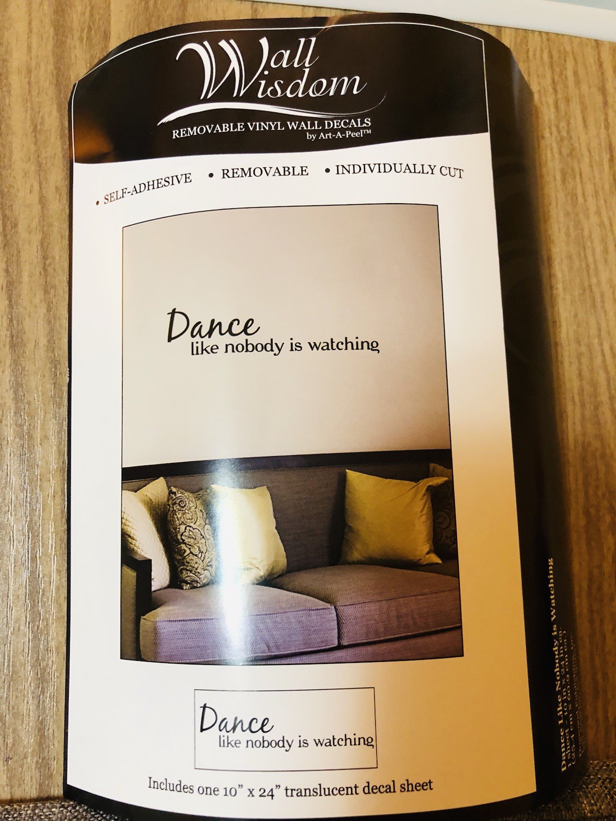 DANCE LIKE NOBODY IS WATCHING Quote Vinyl removable Wall Decal Decor Sticker