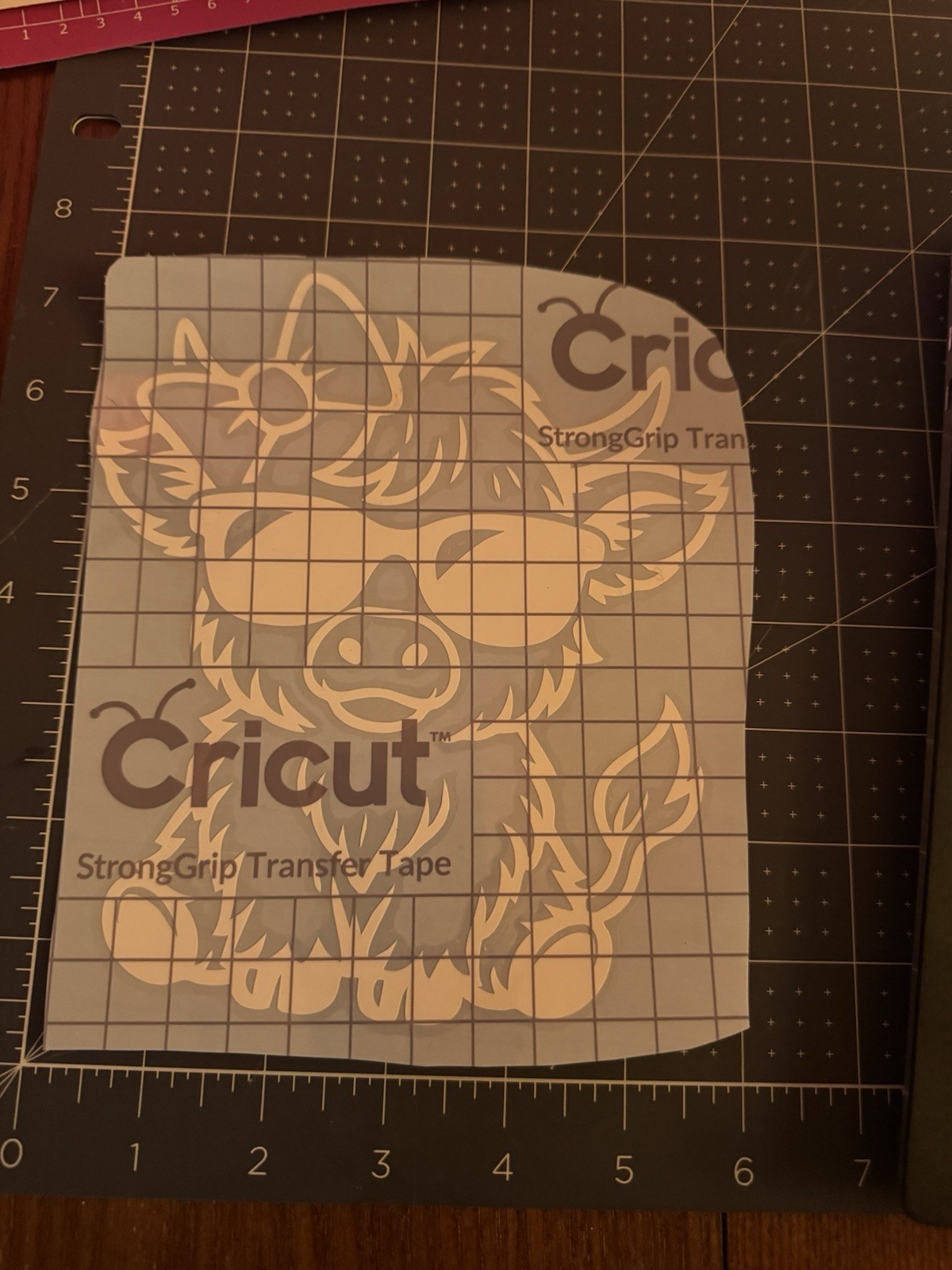 7 In Cow Decal