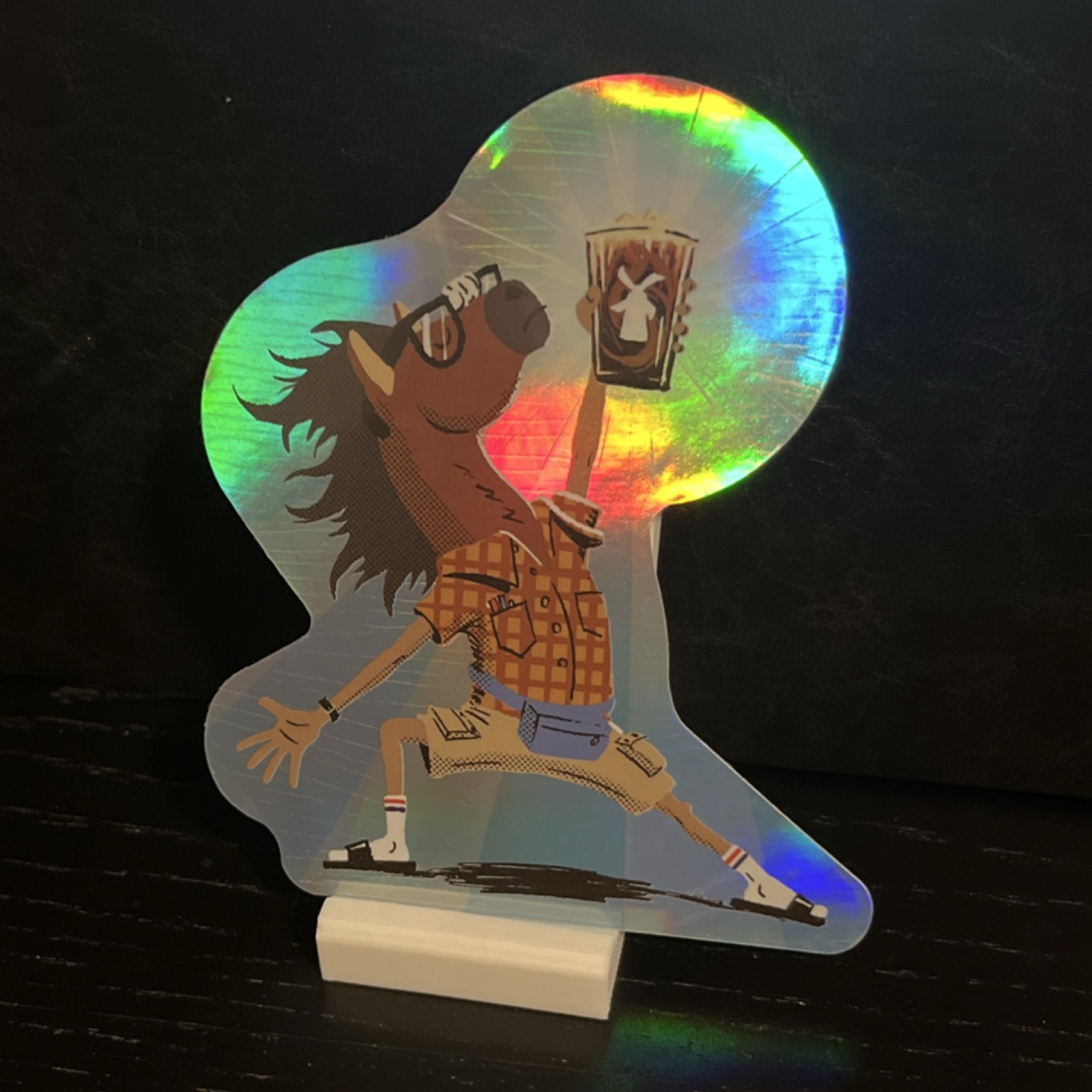 Dutch Bros Sticker – April 2023 – National Cold Brew Day – Hipster Horse