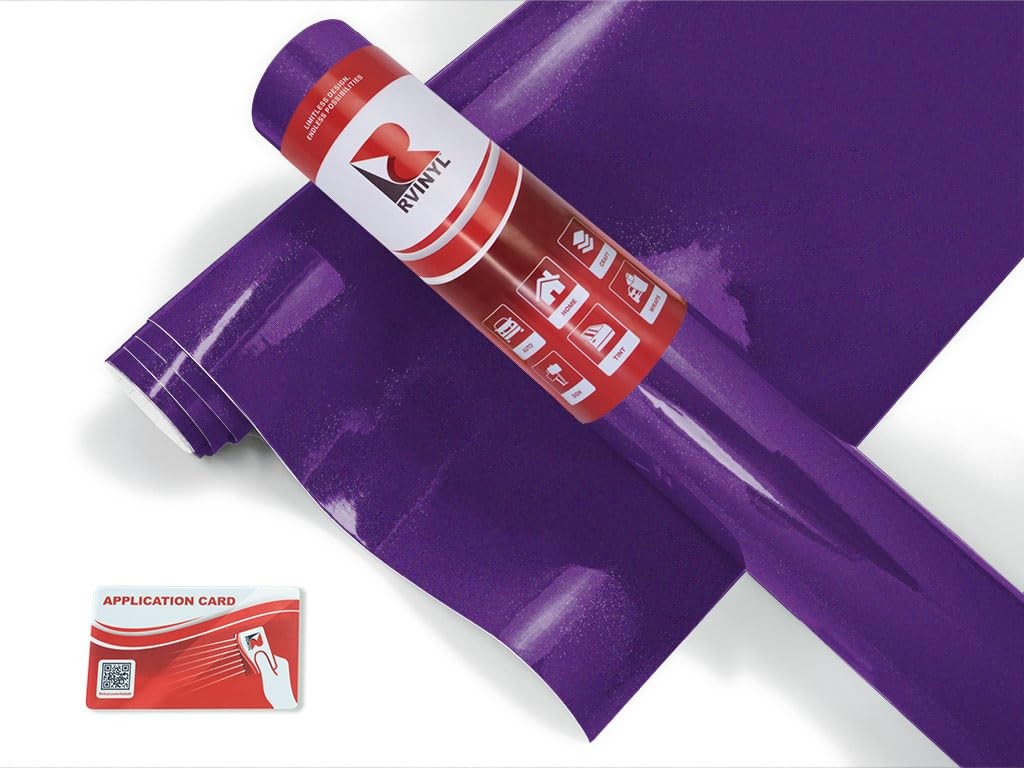 ORACAL 970RA Series Gloss Metallic Violet 406 Vinyl Wrap 1ft x 5ft