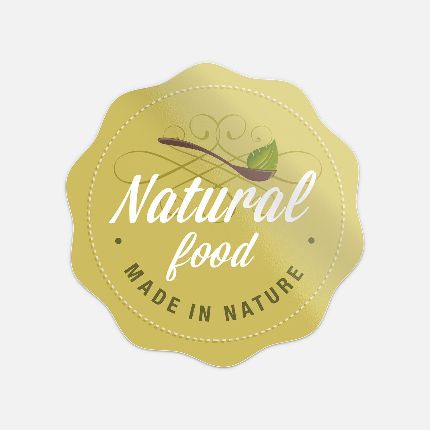 Made In Nature Food Stamp Vinyl Sticker Decal