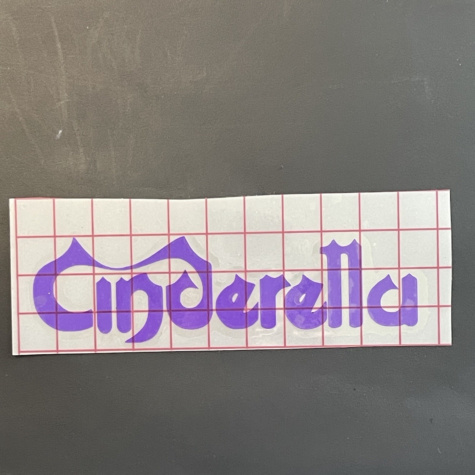 Cinderella Logo Vinyl Sticker Decal Heavy Metal Band Car Bumper Dokken Ratt Hair