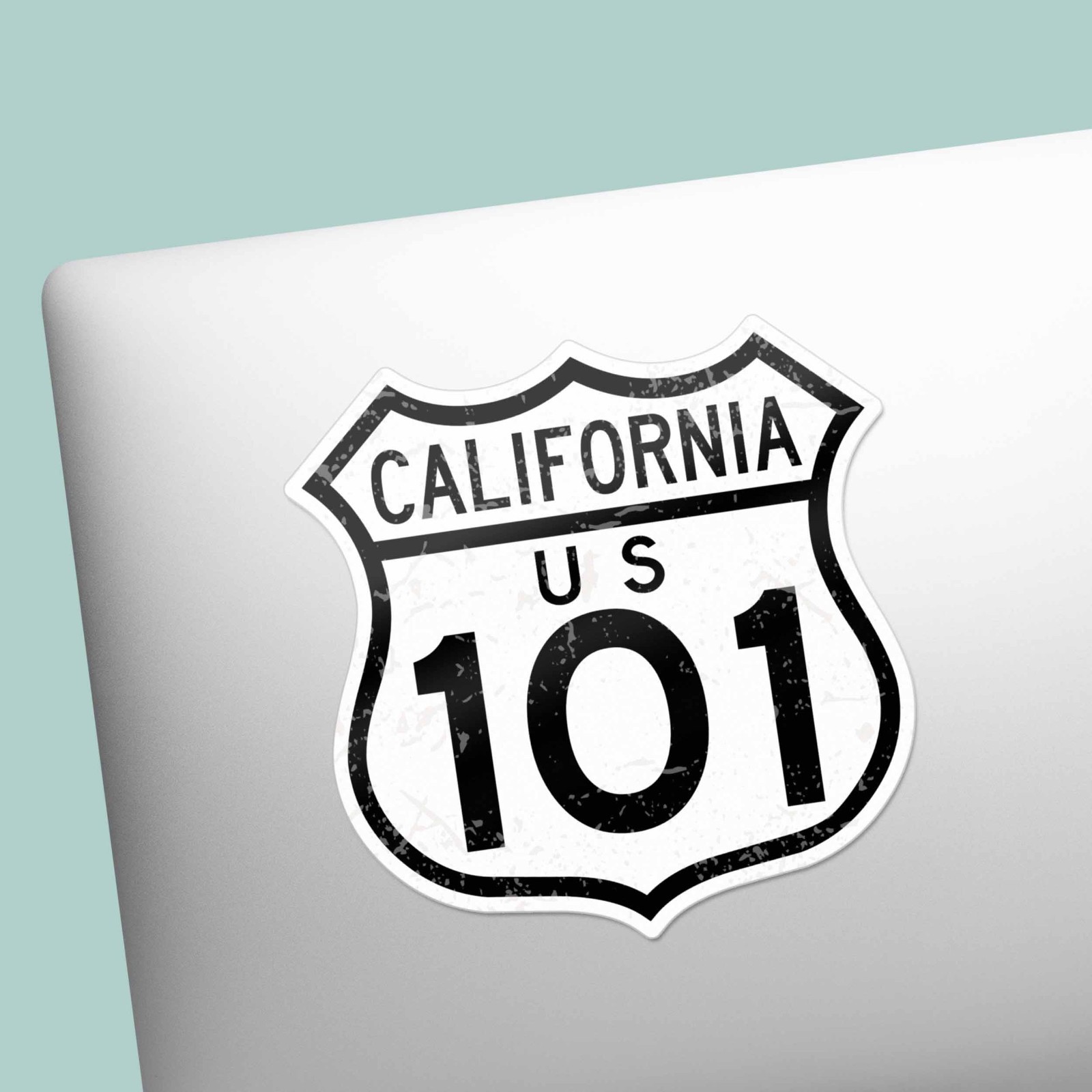 California Highway 101 Road Sign Sticker – Cool Los Angeles CA Decals