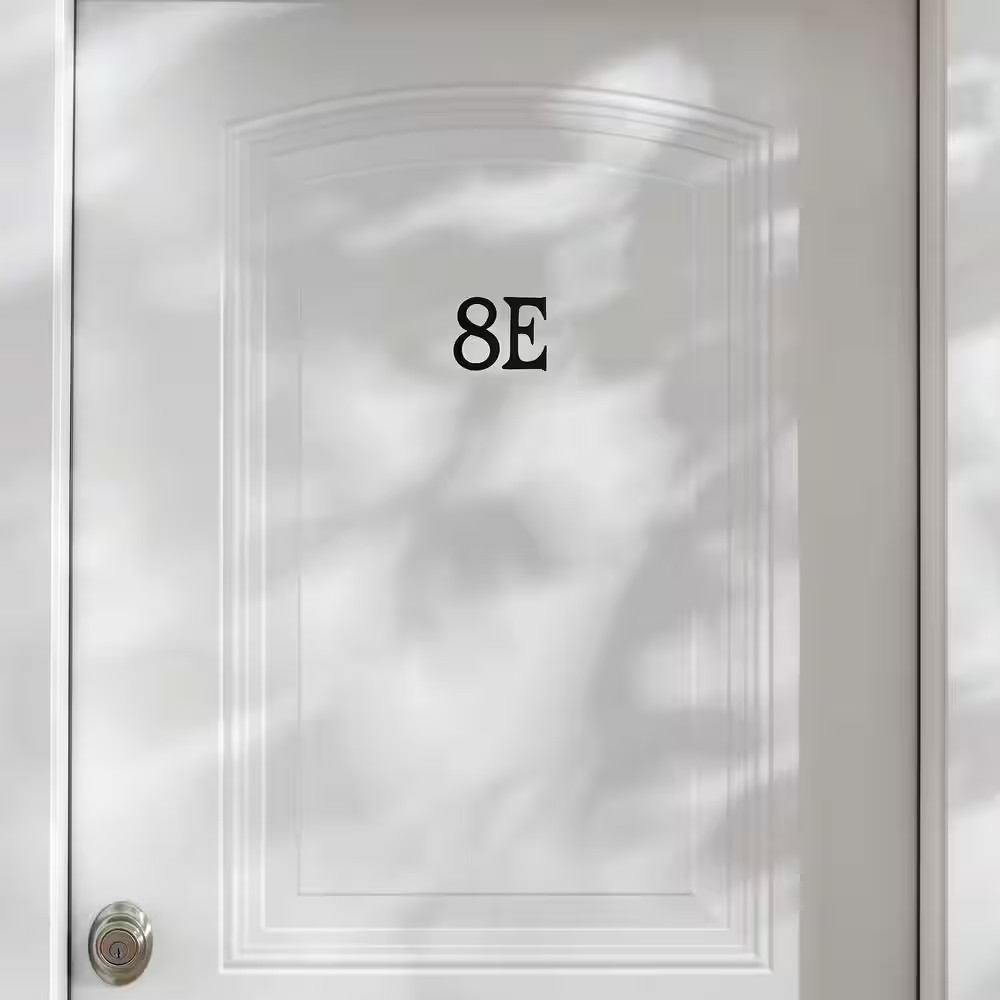 3 In. Adhesive Vinyl Letters and Numbers Mailbox Sticker Kit