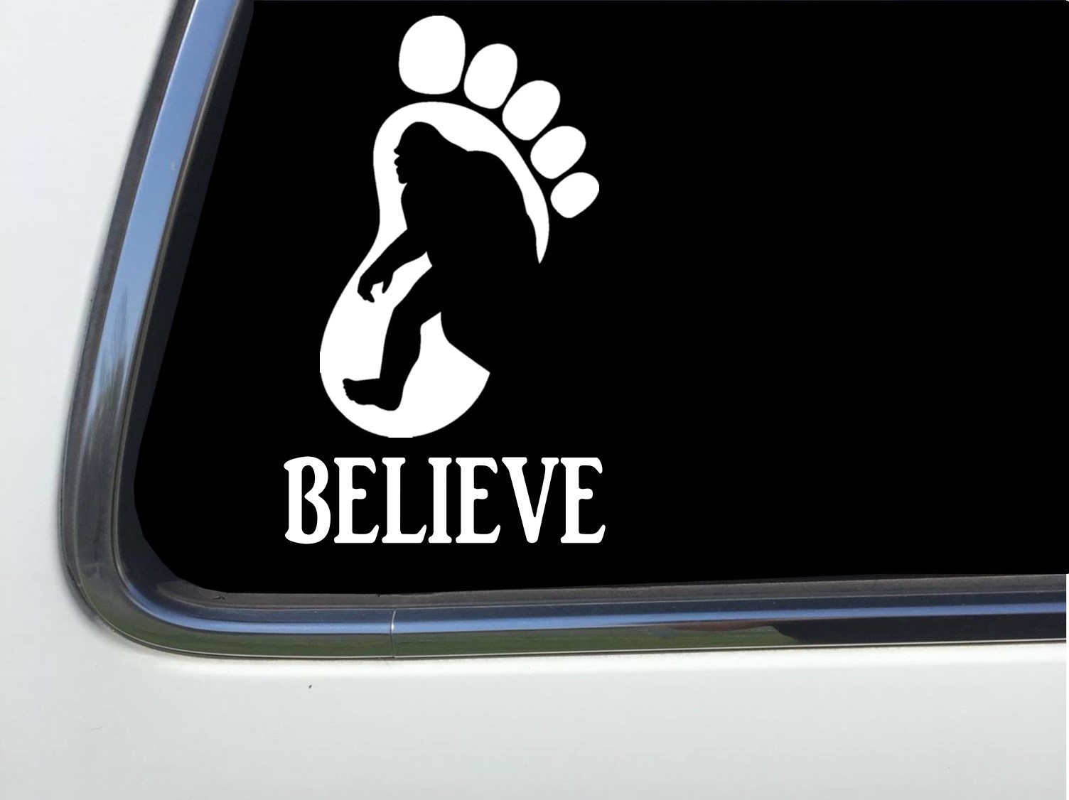 ThatLilCabin – Believe Bigfoot Sasquatch Yeti 6" sticker AS1295