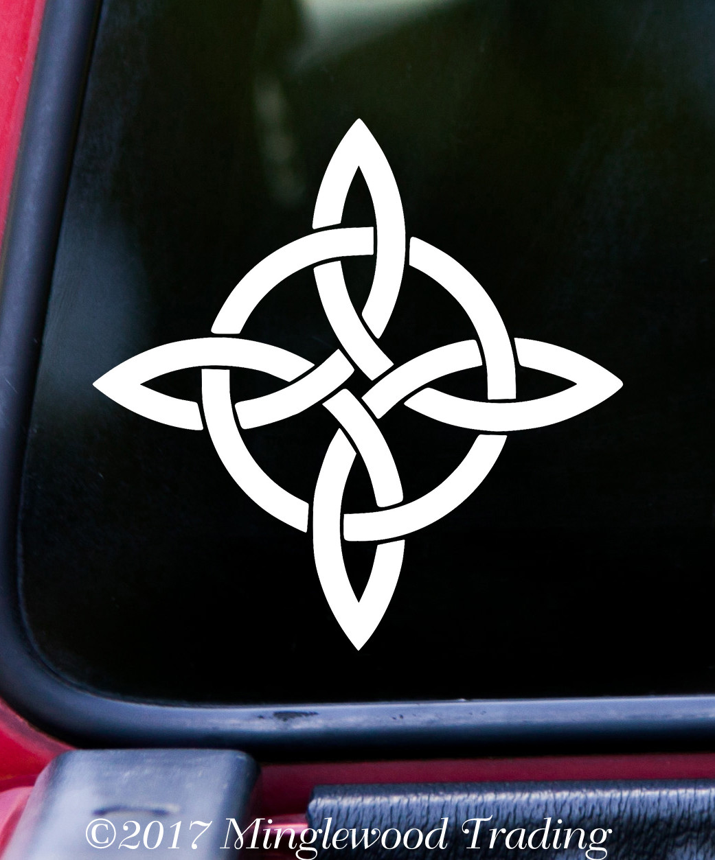 Witches Knot Vinyl Decal Wiccan Symbol Protection Witch's Charm Die Cut Sticker