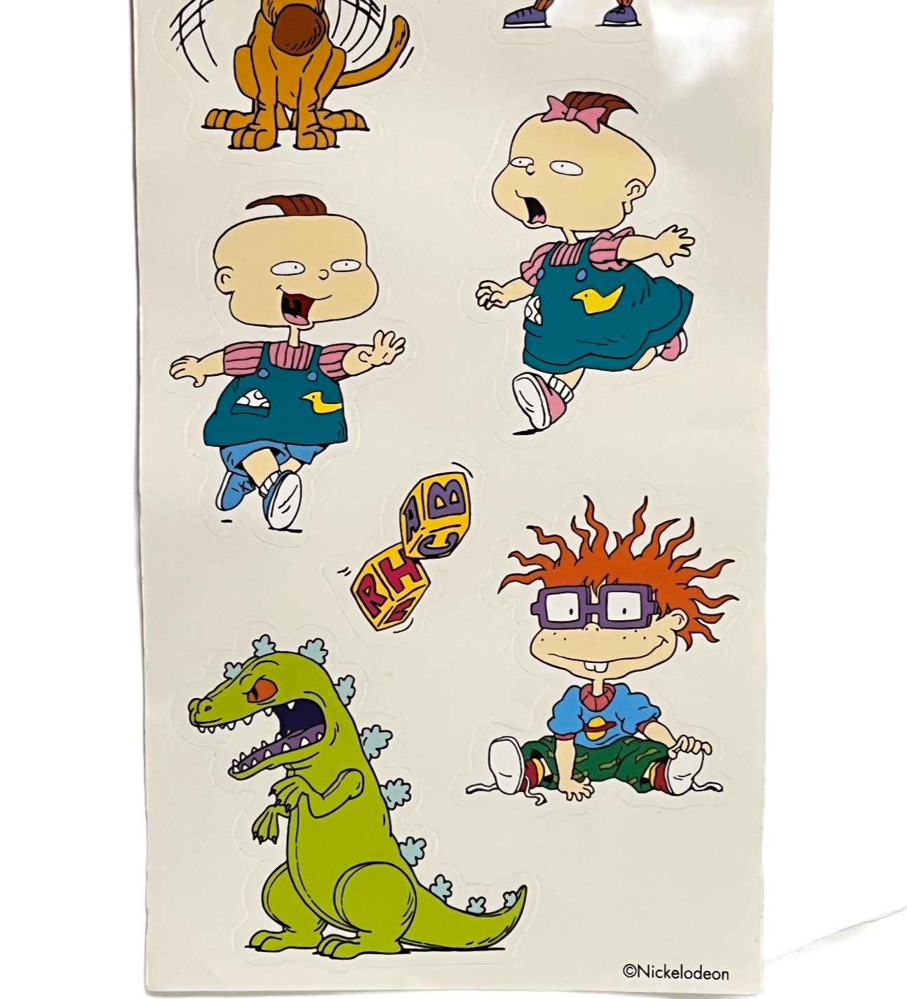 Nickelodeon 10 Wall Decals Removable Tommy Chuckie Angela Lil Phil Dil 3-4" Tall
