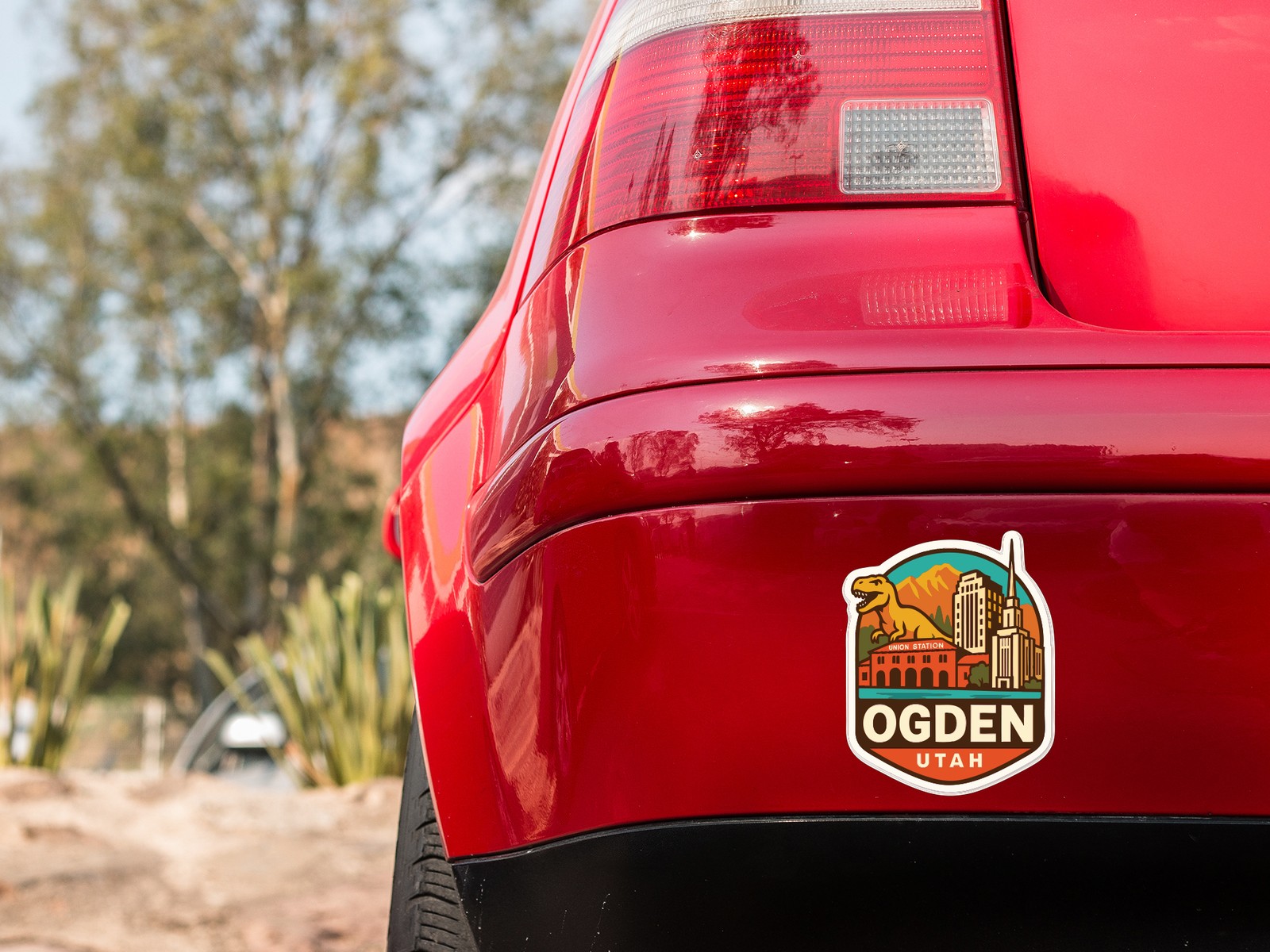 Ogden Utah Sticker Decal Vinyl Die-Cut City Skyline Landmark Design