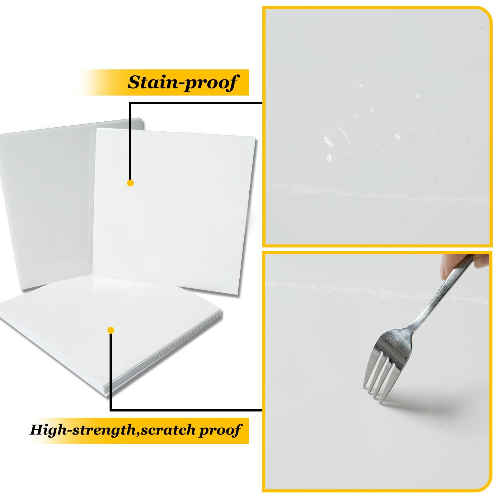10 Sheets Peel and Stick Backsplash, 11.8"x11.8" Stick on Backsplash Tile Sti…