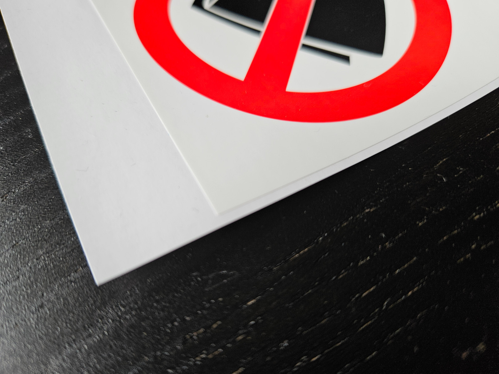 Pas de Publicité/Publisac/Journaux Logo Autocollant/Collant/Affiche en PVC 3"x3"