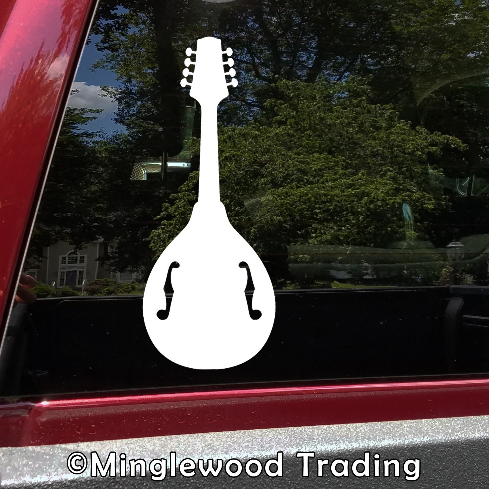MANDOLIN Vinyl Decal Sticker – Bluegrass – Picking – Instrument Guitar