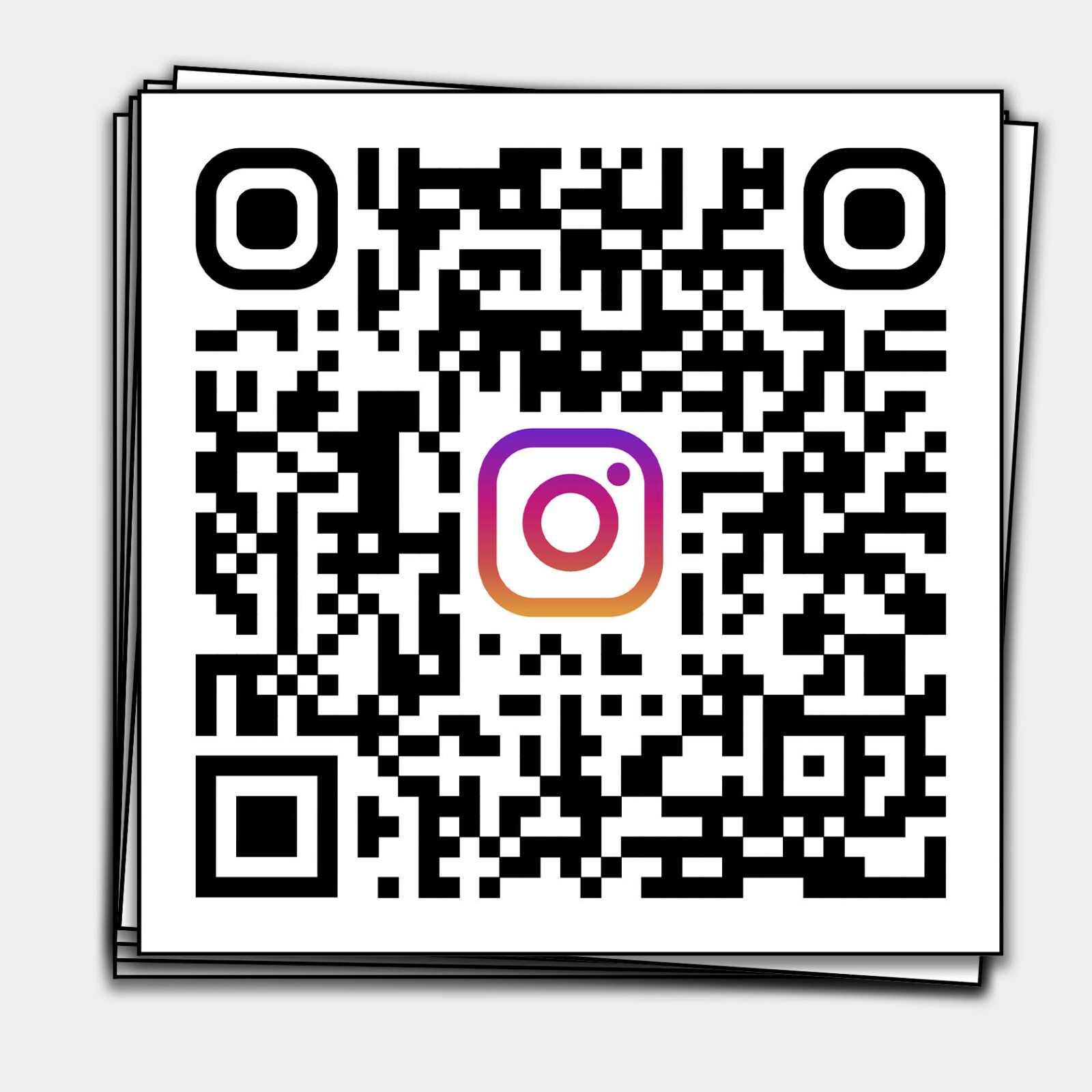 CUSTOM QR Code Stickers Matte Waterproof labels for packaging
