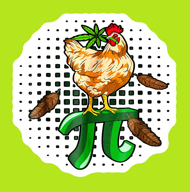 Chicken Pot Pie Weed Decal Weatherproof Stickers UV Safe Durable Added Vinyl Top