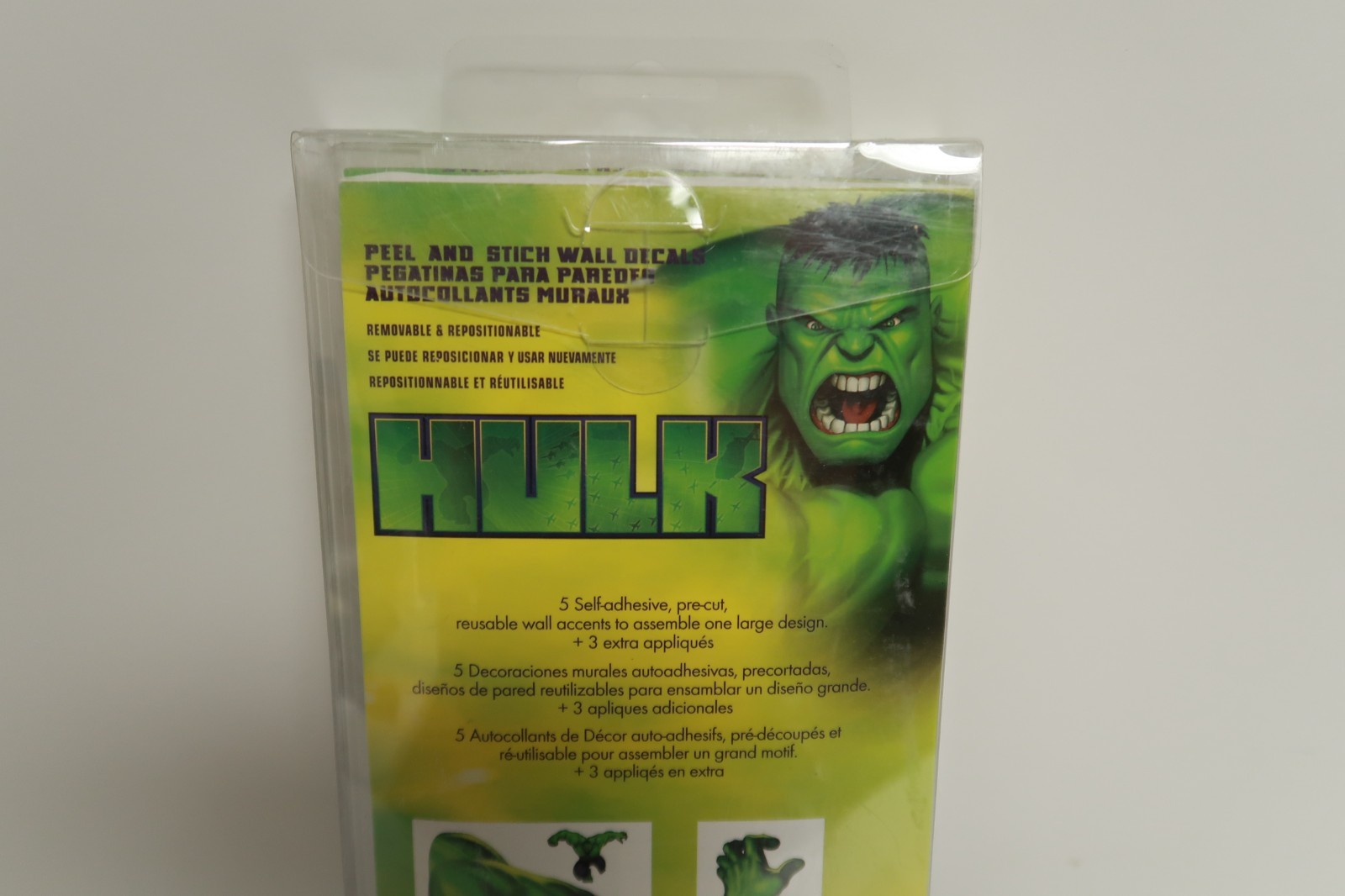 The Incredible Hulk Peel and Stick Wal Decal Removable Repositionable York (New)