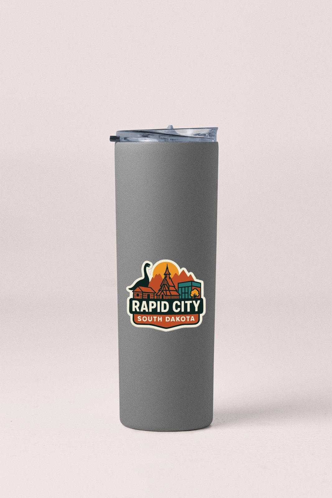 Rapid City South Dakota Sticker Decal Vinyl Die-Cut City Skyline Landmark Design