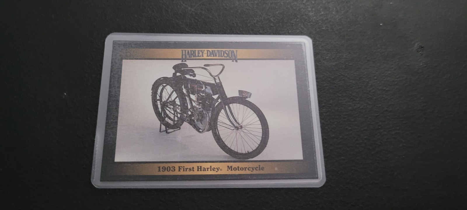 Harley Davidson Fridge/Locker/Cabinet Laminated Collectible Card Magnets VTG