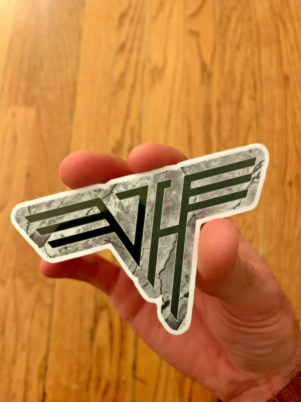 EVH tribute stone premium sticker Vinyl Decal 3 inches E51