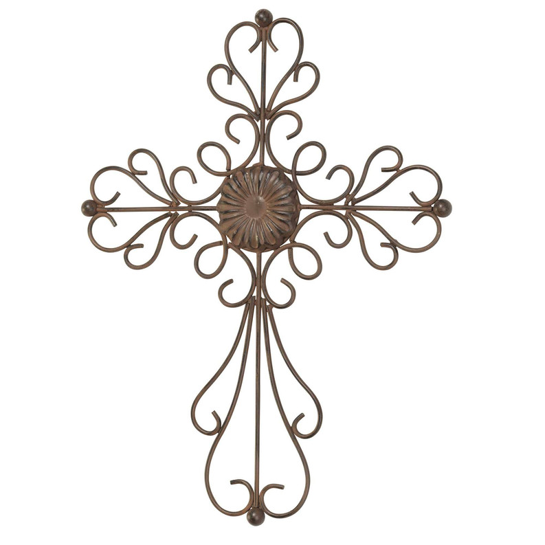 Wall Cross Metal 16"