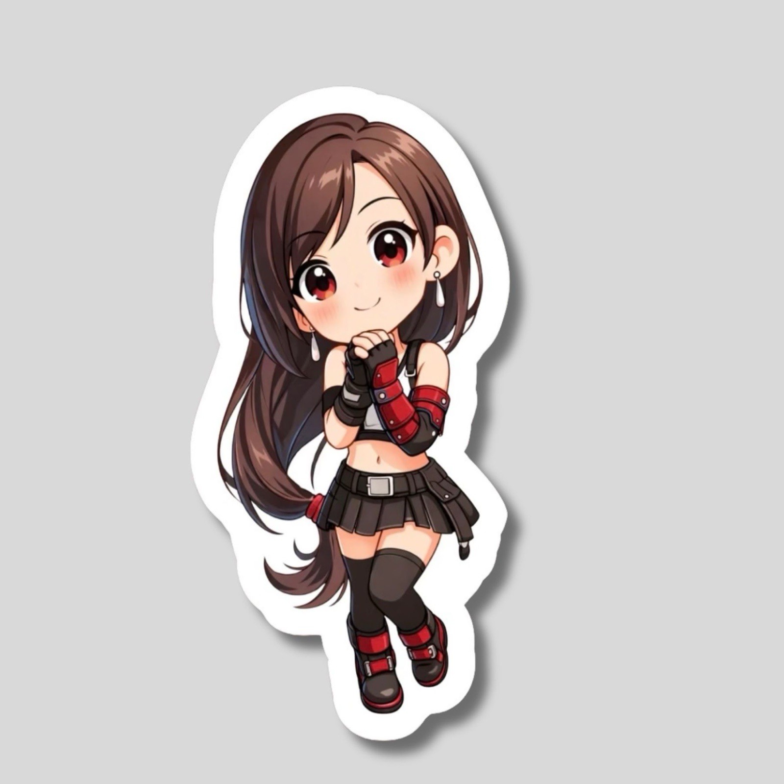 Tifa Hartlock, Final Fantasy 7, FF7, FFVII, Glossy Vinyl sticker, Decal