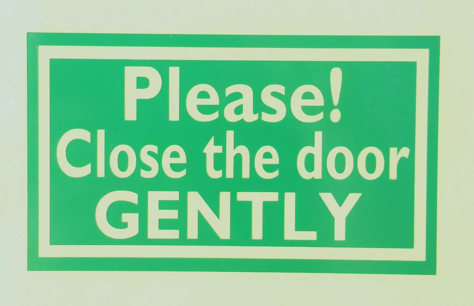 PLEASE CLOSE DOOR GENTLY sticker decal UBERs LYFTs car window door sign