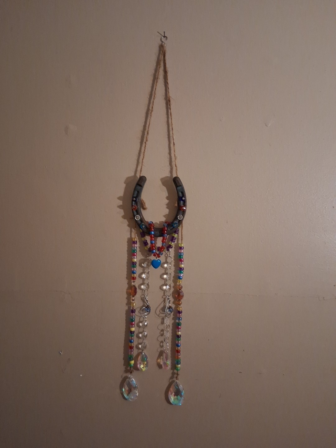 PERFECT HANDMADE DECOR FOR THAT COUNTRY WESTERN LOOK. ONE OF A KIND WITH BEADS