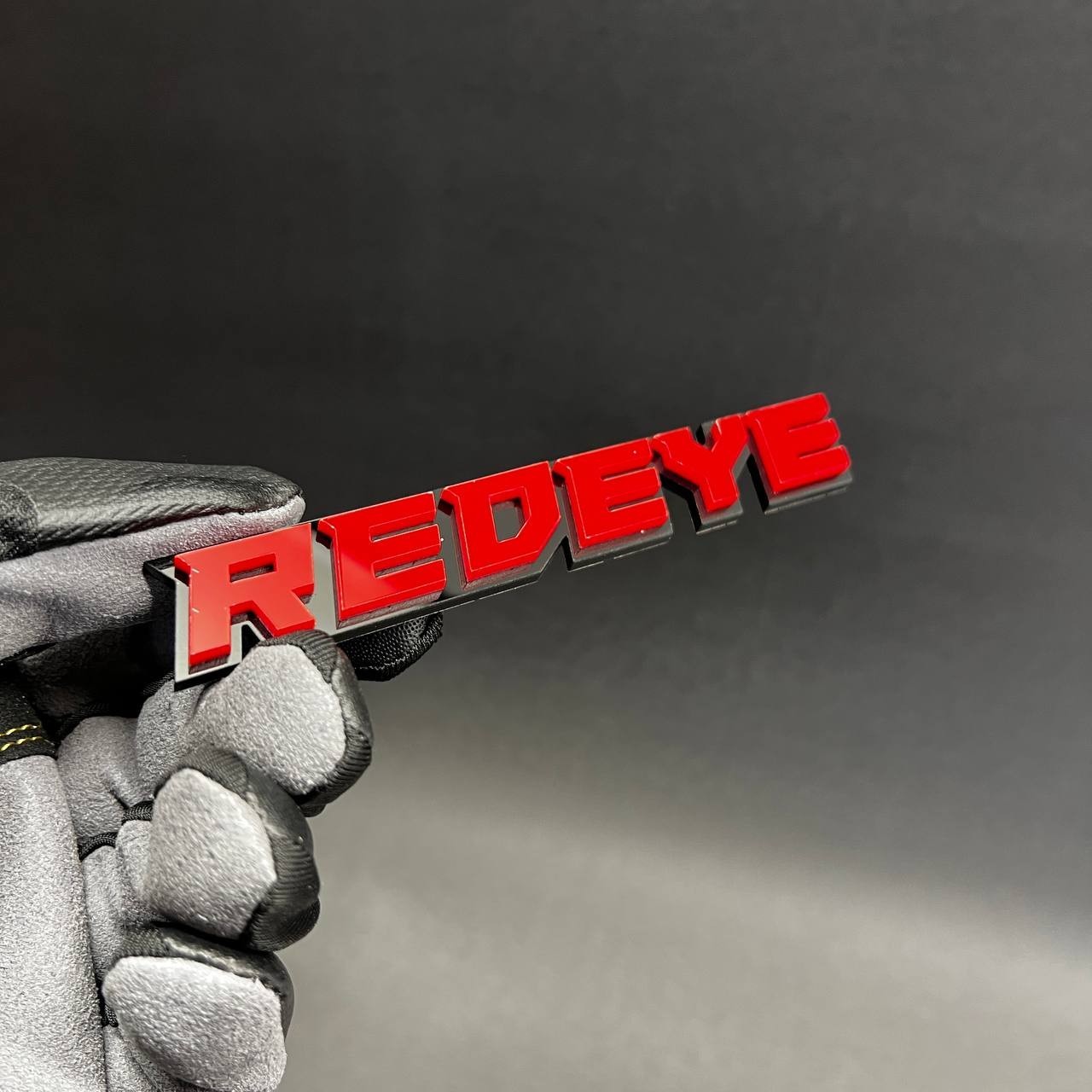 1PC REDEYE Custom 3D Text Car Badge Fender Emblem Tailgate Toolbox Decal