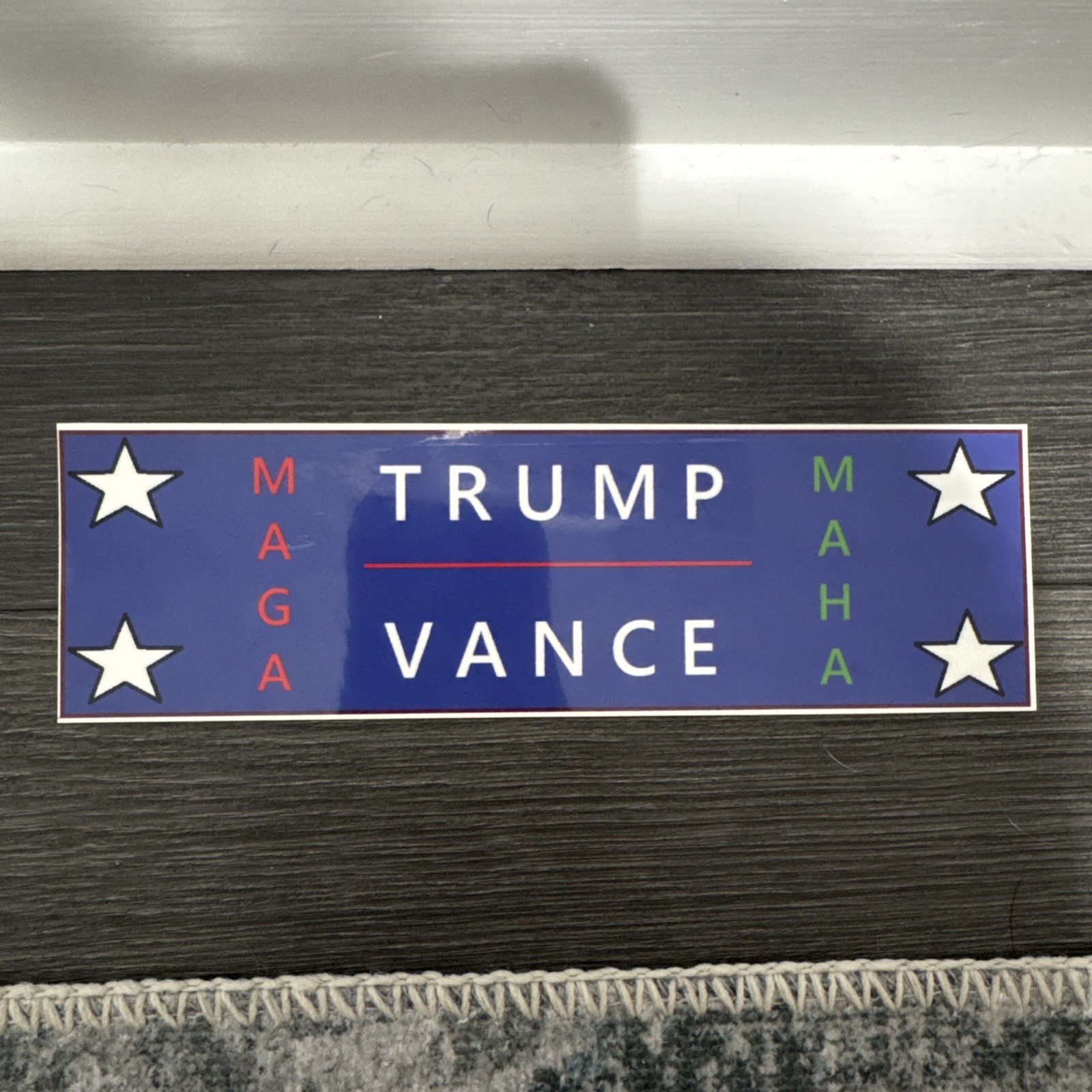 Trump Vance 2024 Presidential Campaign Sticker Custom Made in the USA