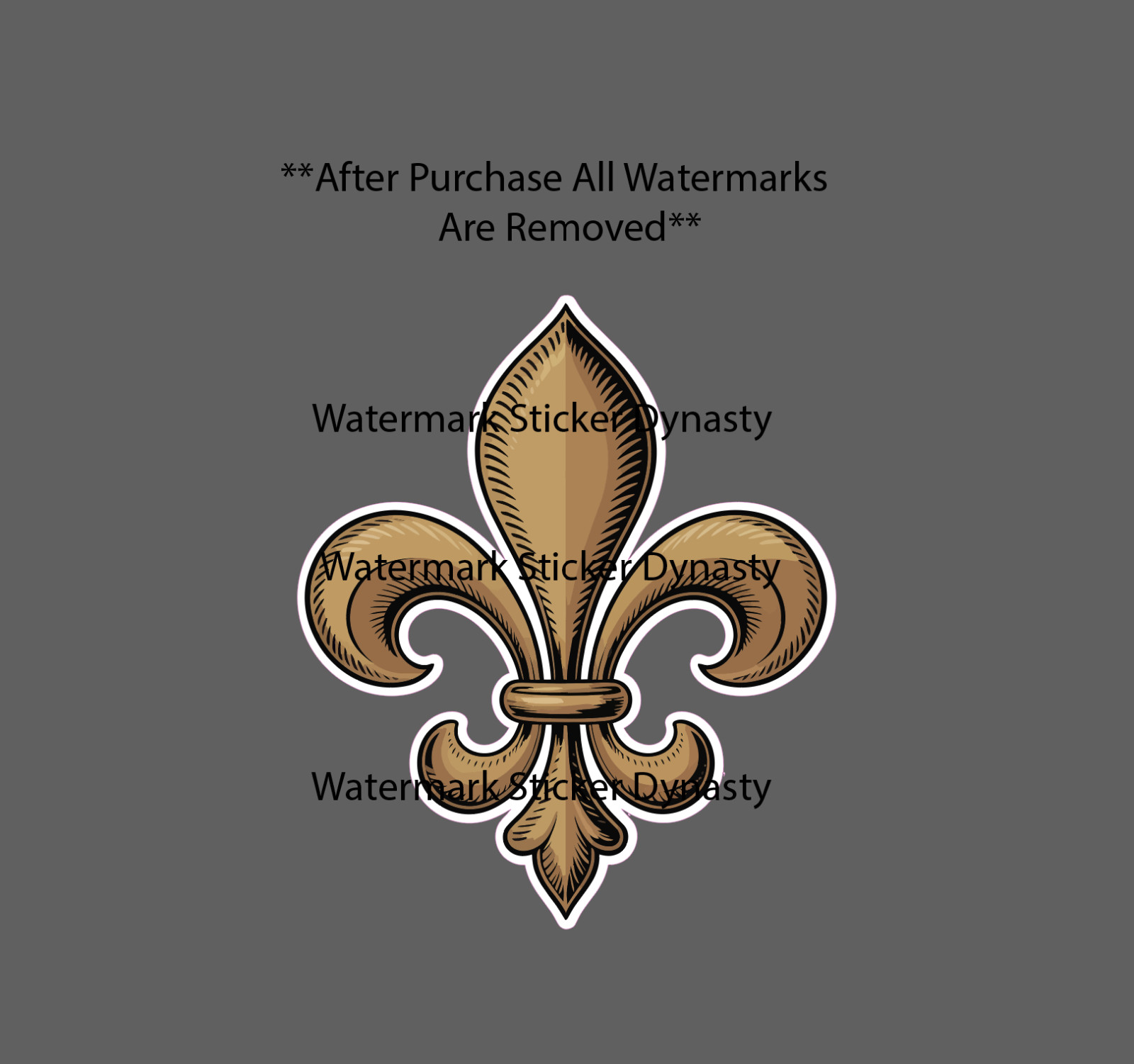 Fleur De Lis Sticker Waterproof Decal French France Sports Game Culture Gift NEW