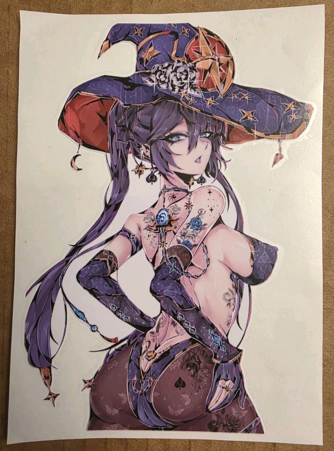 Halloween Sticker Girl Witch Vampire Skull Skeleton Gothic Emo Punk Anime Manga