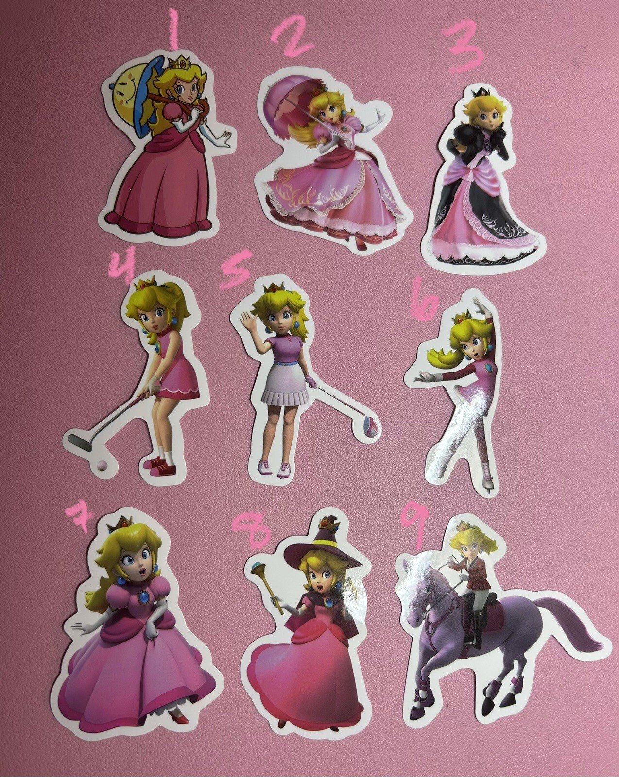 Princess Peach, Sailor Moon And More Anime Stickers