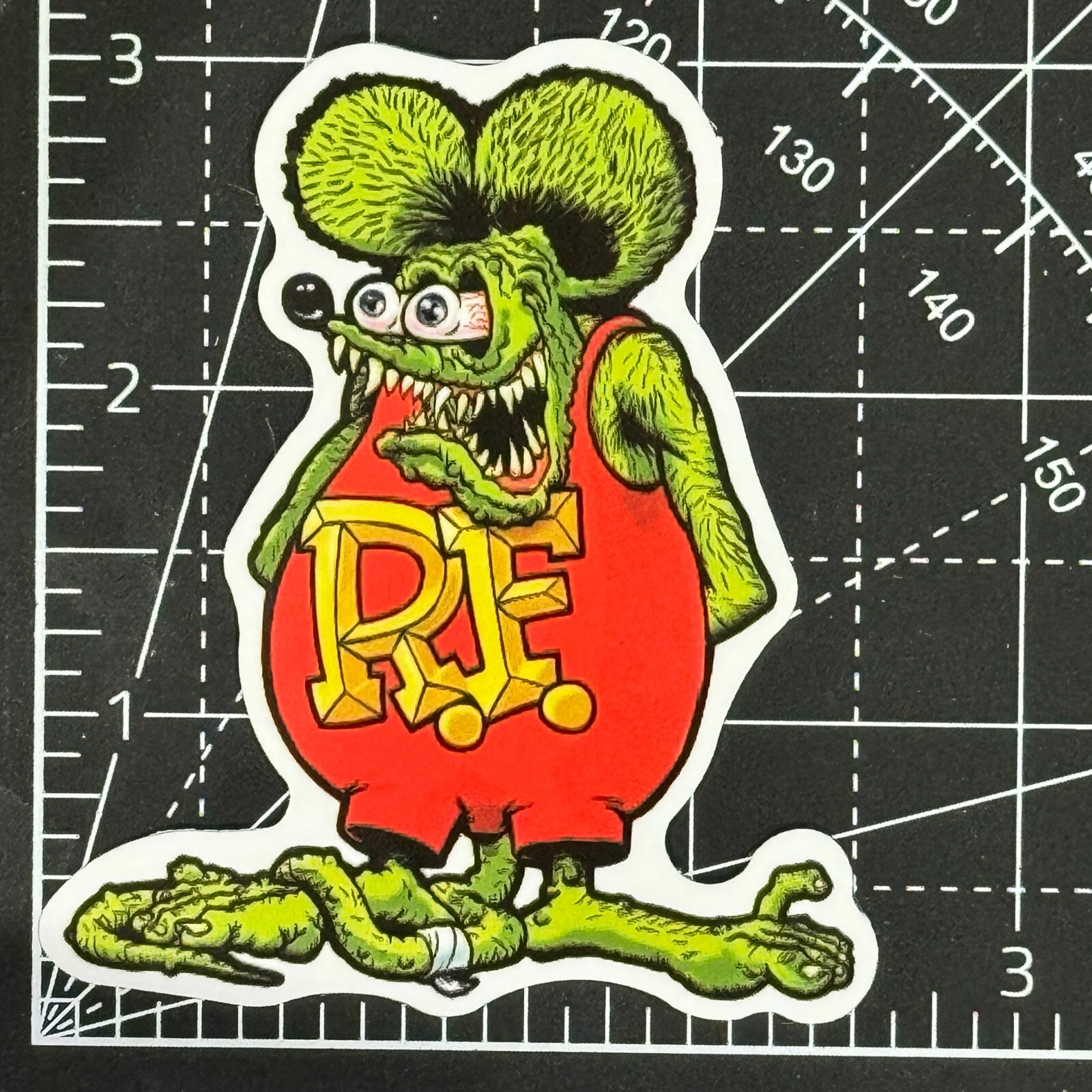 FINK Laughing Rat Rod Vinyl Sticker Decal – Big Daddy Ed Roth PVC Sticker Bomb