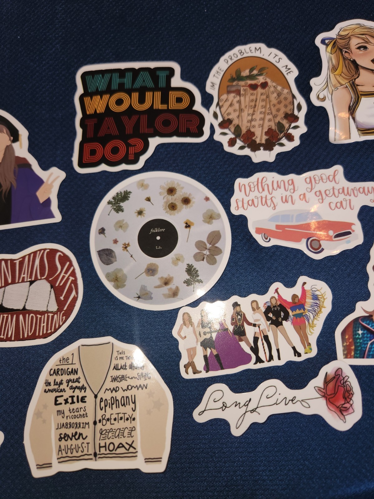 16 Taylor Swift Albu Stickers, Swiftie Stickers, Laptop Stickers, Swiftie Decals