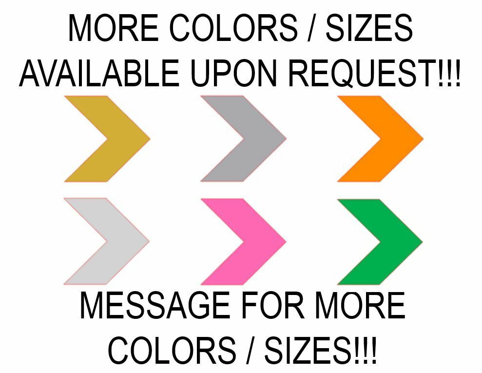 Chevron Arrow Stickers, Pick Size Color, USA, Racing Car Decal Vinyl Scrapbook
