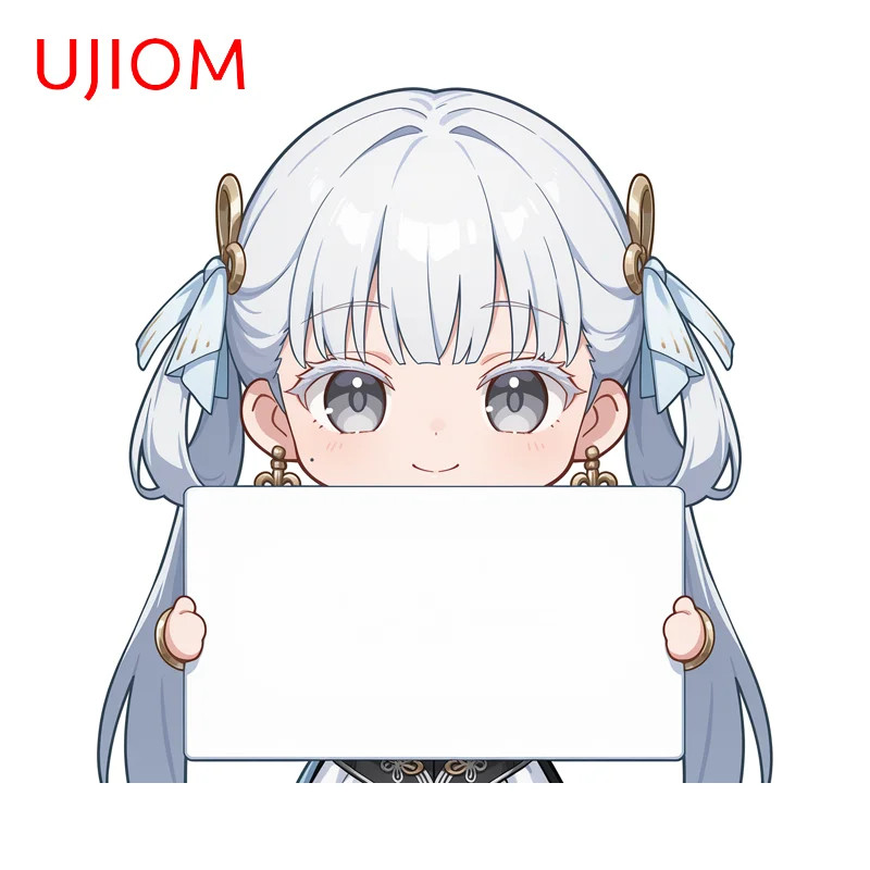 UJIOM For Wuthering Waves Waifus Wall Stickers Cute Sign Holding Style Custom