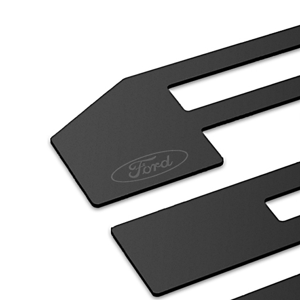 Ford F-150 2018 to 2020 Tailgate 1/32" Black Letter Insert with Laser Ford Logo