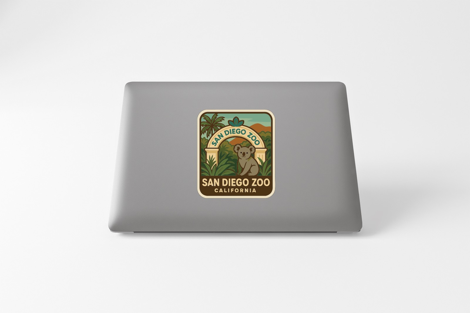 San Diego Zoo California Sticker Decal Vinyl Die-Cut Symbolic Landmark Design