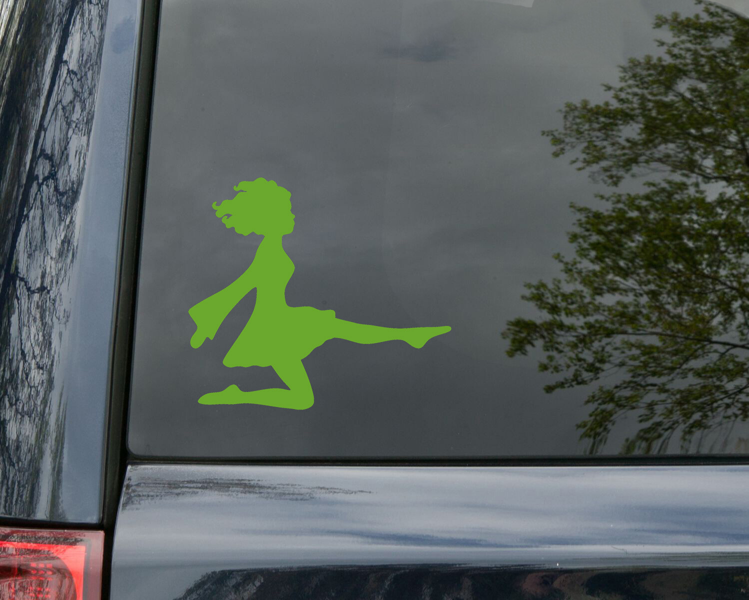 Irish Dancing Girl V2 Vinyl Decal – Woman Step Dancer Ireland Dance – Sticker