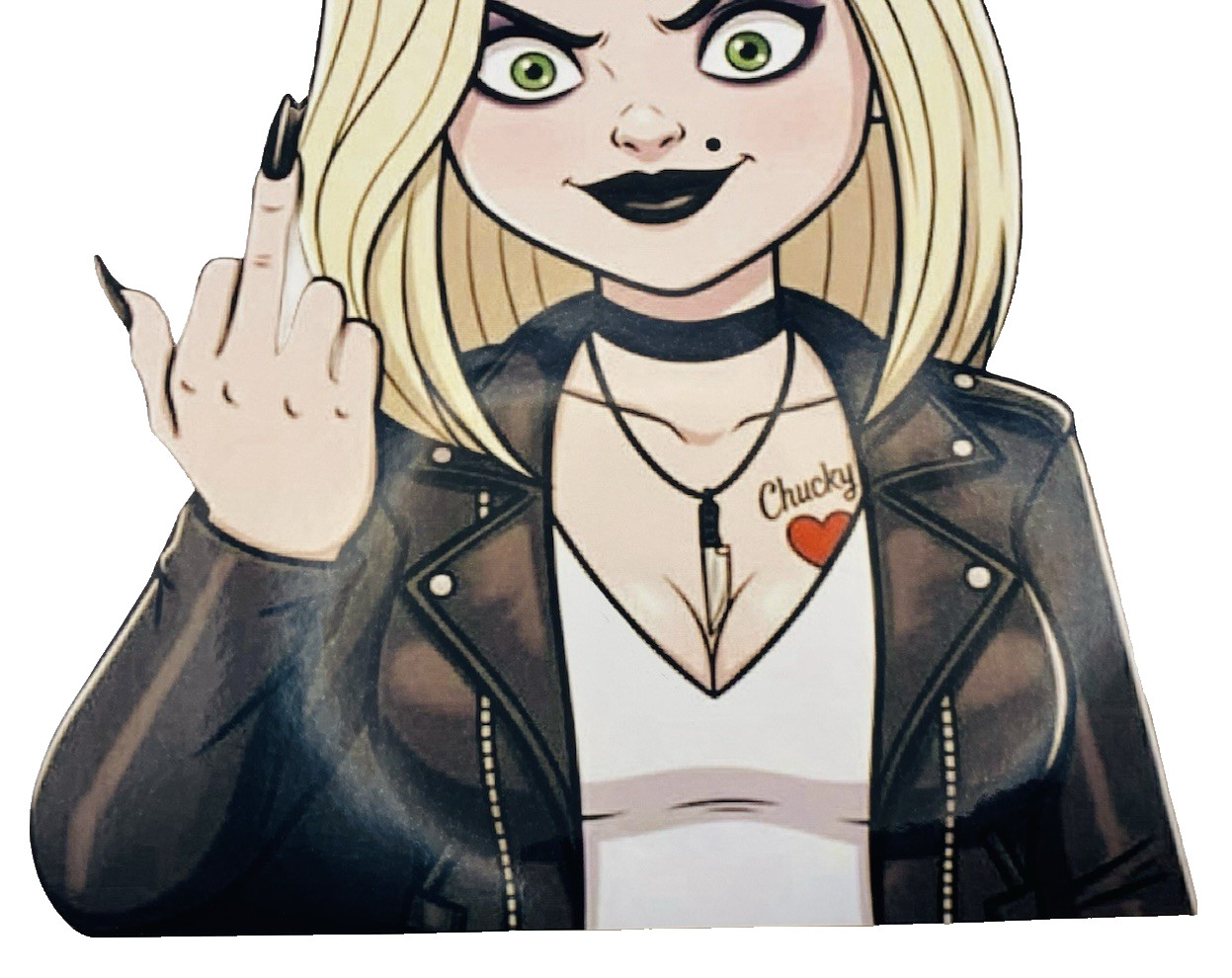 Bride Of Chucky Tiffany Inspired Waterproof Car Decal Vinyl Sticker Horror
