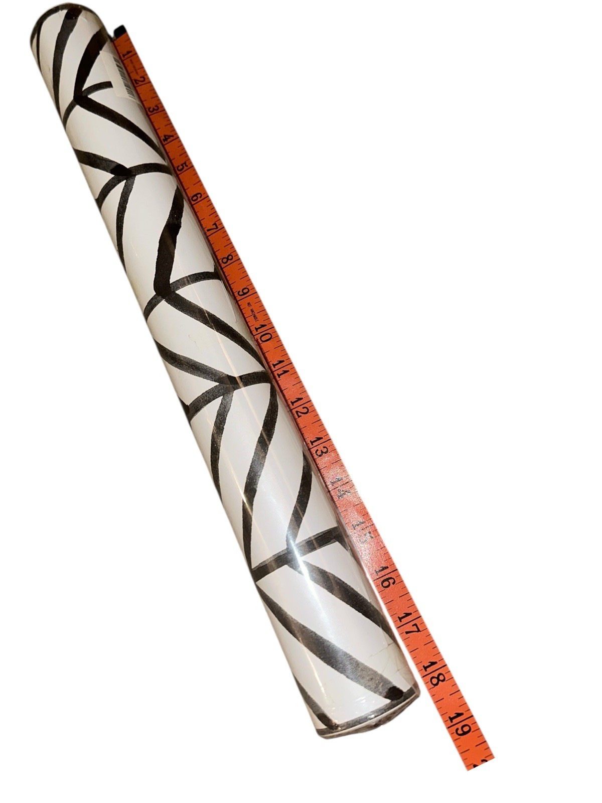 Peel Stick Accent Wallpaper Herringbone Black White Vinyl Removable Modern Chic