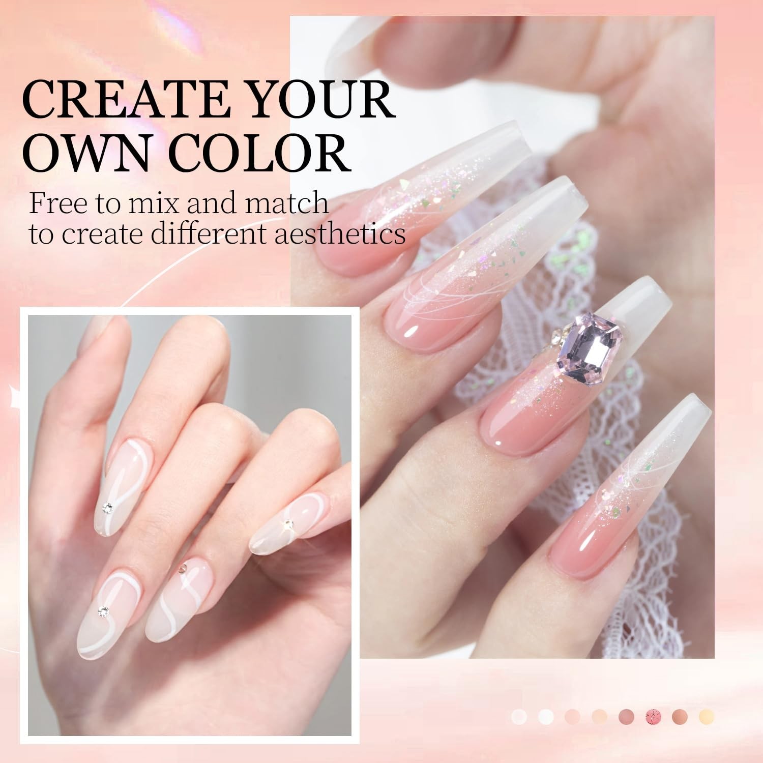 Acrylic Nail Kit With Drill And U V Light Full Nail Kit Set Professional Nail St