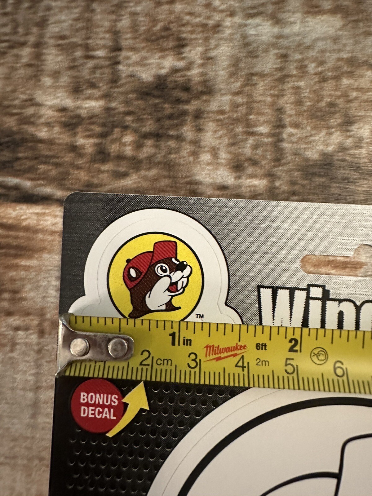NEW Buc-ee’s Window Decal • White with a Bonus Small Buc-ee’s Logo