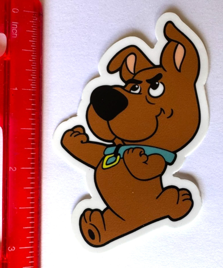 Scrappy Doo Sticker Decal Cartoon 3"x2" Waterproof Die Cut Vinyl Scooby Doo Car
