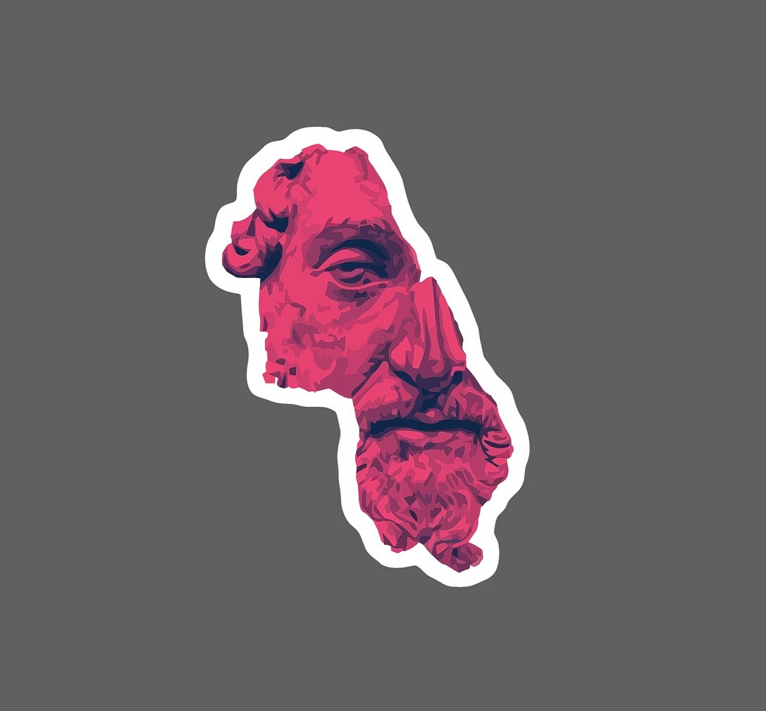 Marcus Aurelius Sticker Statue Waterproof – Buy Any 4 For $1.75 Each Storewide!