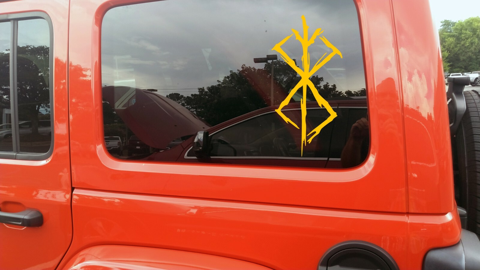 Berserk Norse Rune Vinyl Decal V2 – Viking Berserker – Die Cut Sticker