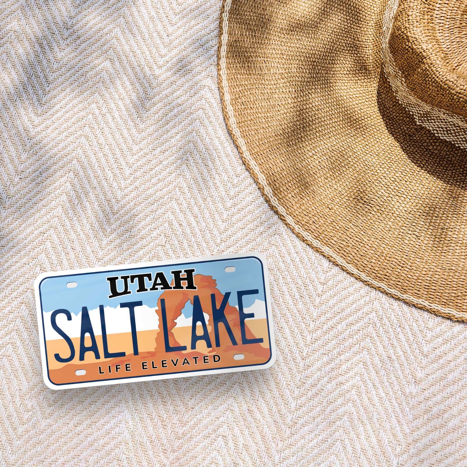 Utah License Plate Stickers – Choose Your UT City or National Park