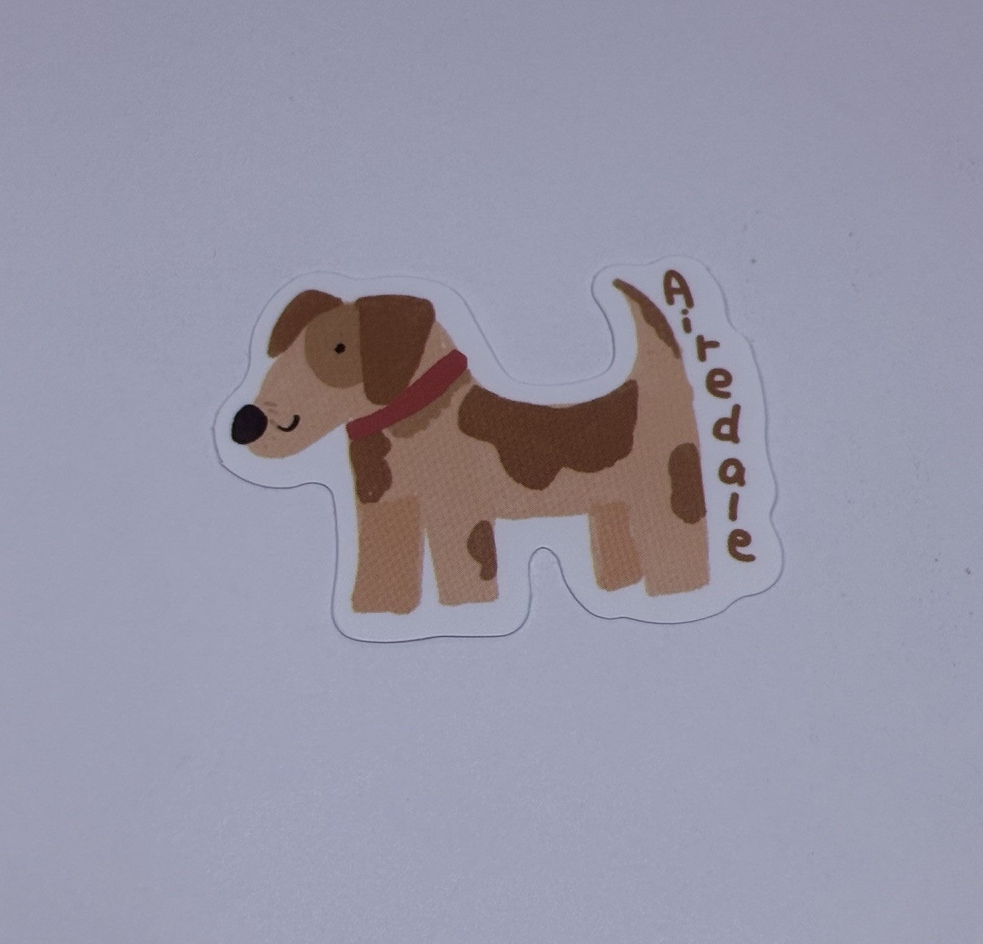 Airedaie Dog Sticker Cute Puppy Animal Art Decal Vinyl Novelty Souvenir Tc9
